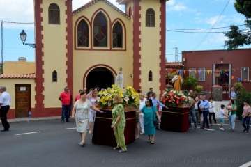 Misa y procesión del Sagrado Corazón de Jesús en La Higuera Canaria (Foto Francisco Javier Santana)